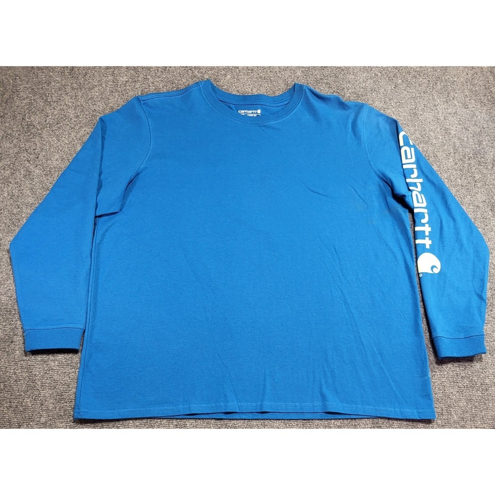 Carhartt Men's Loose Fit Heavyweight Long-Sleeve Graphic T-Shirt Size 2XL "Flaw"